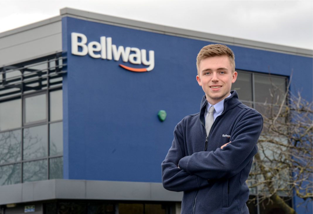 Dan Ferguson, 20, Has Been Named One Of Bellway's Apprentices Of The Year