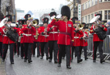 Covid-Safe Remembrance Sunday Parade In Newcastle