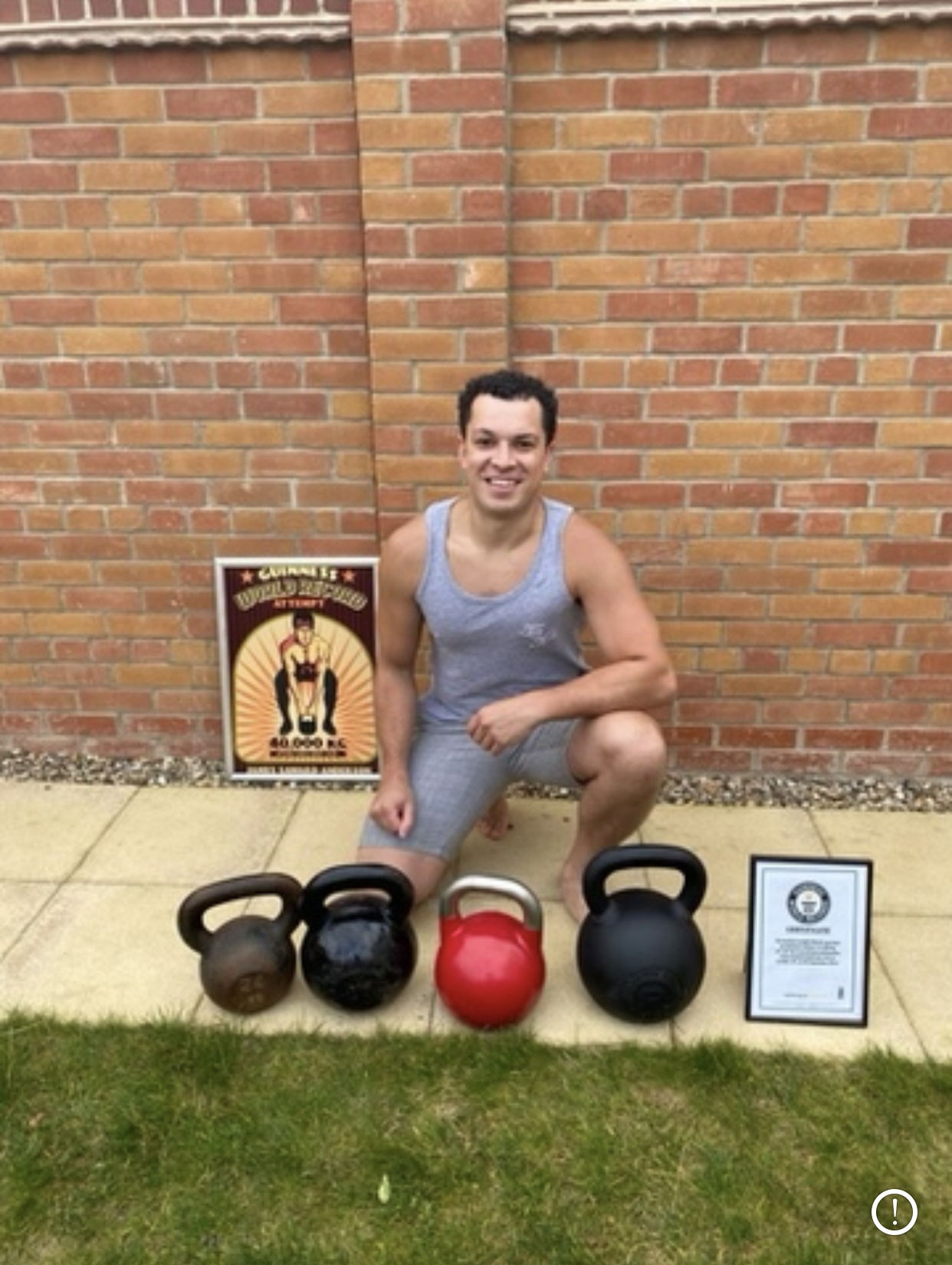New Father Attempts World Record Kettlebell Lift (40,000 Kilos In Under One Hour) Raising Funds For Local Hospital 