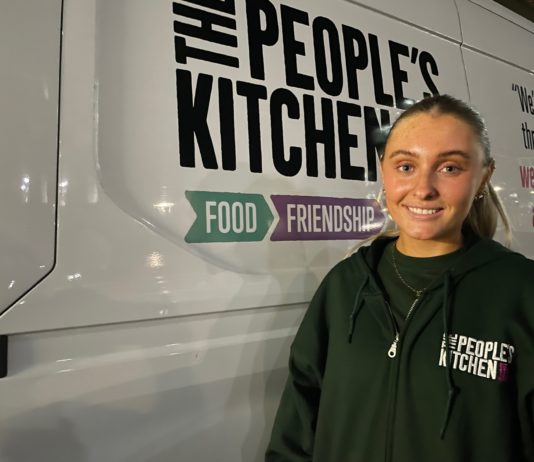 Psychology Student Volunteers at People's Kitchen to Help Others