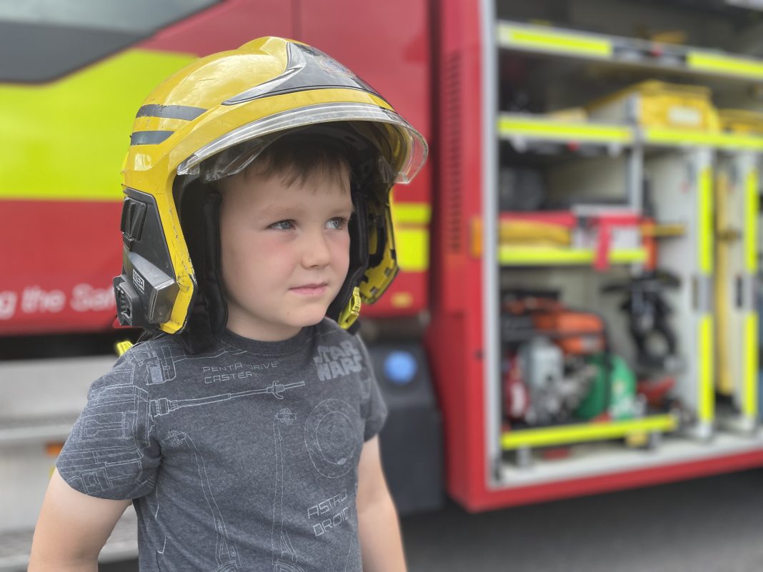 Remarkable Five-Year-Old Honored by Firefighters for Heroic Act