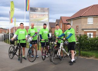 Pedalling for a Purpose: Barratt Developments North East Raises £1,500 for Team Evie Pedaling for a Purpose: Barratt Developments North East Raises £1,500 for Team Evie