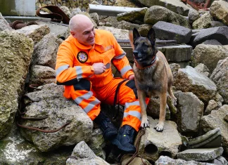 Honouring a Hero: USAR Dog Frankie Retires After Six Years of Service Honouring a Hero: USAR Dog Frankie Retires After Six Years of Service