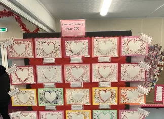 Pupils’ Artwork Warms Hearts at St John Vianney’s Love Art Gallery Pupils' Artwork Warms Hearts at St John Vianney’s Love Art Gallery