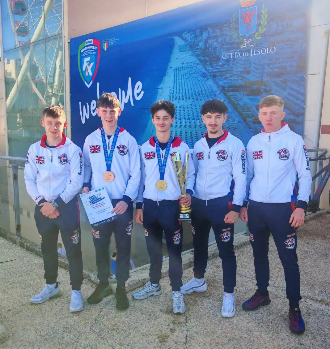 Blyth Teenagers Strike Gold and Bronze at European Kickboxing Championships