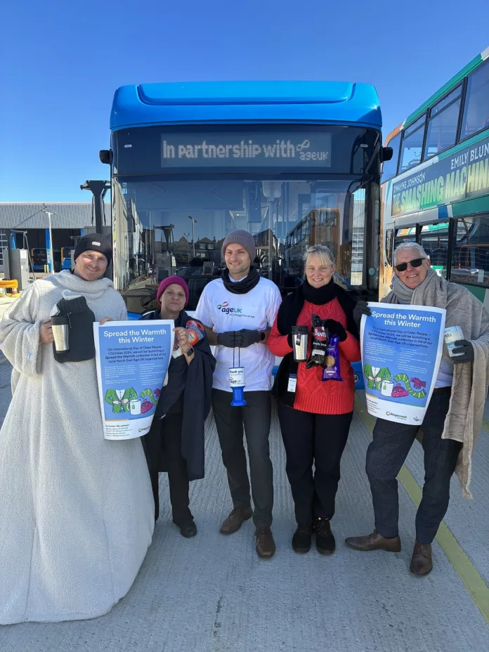 Age UK Spread the Warmth collection (1) Stagecoach Partners with Age UK to Support Older People Through the Winter