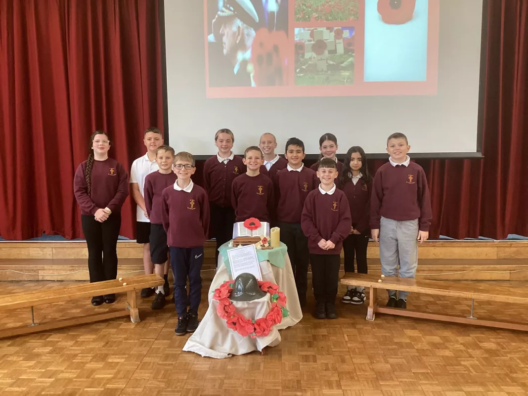 Wallsend Pupils Honour Remembrance Day with Thoughtful Tribute