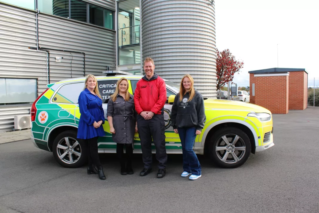 Chantelle, Nicola, Dr Phil O'Donnell and Abigail (2) Family Raises Thousands for Air Ambulance in Memory of Middlesbrough Biker Richard Bell