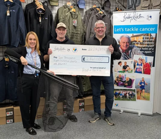 Rod and Tackle Lands Nearly £2,900 for Sir Bobby Robson Foundation Rod and Tackle Lands Nearly £2,900 for Sir Bobby Robson Foundation