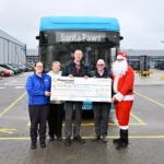 Stagecoach’s Festive Dog Bus Brings Cheer and Charity to the North East