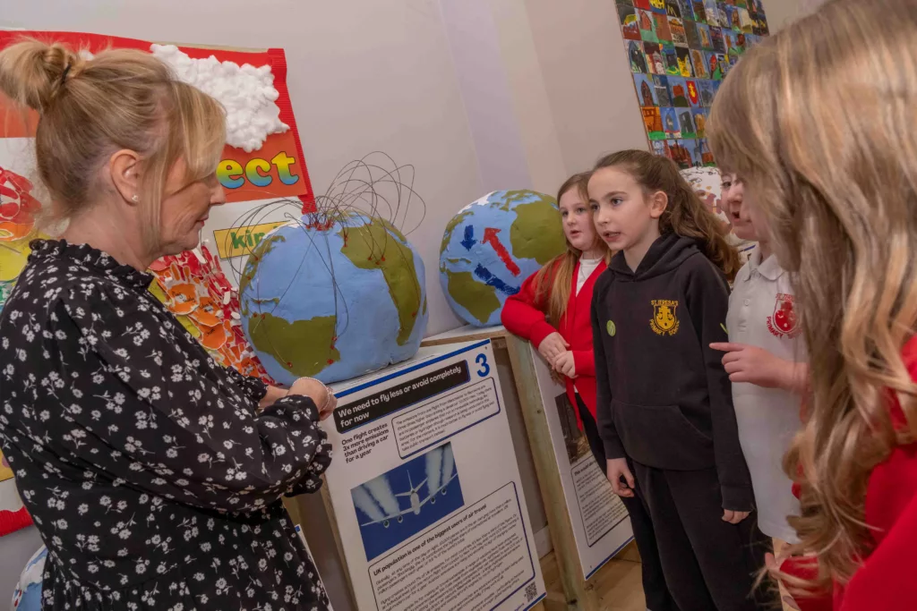 Young Eco Warriors At Heaton School Host Powerful Climate Change Exhibition