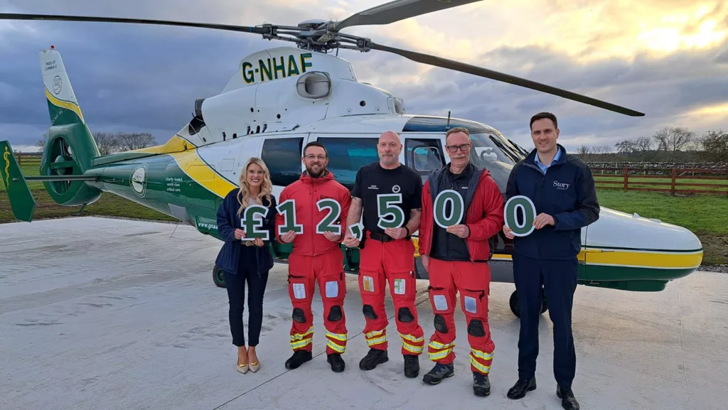 £26,000 Raised for Air Ambulance Charities Across the North