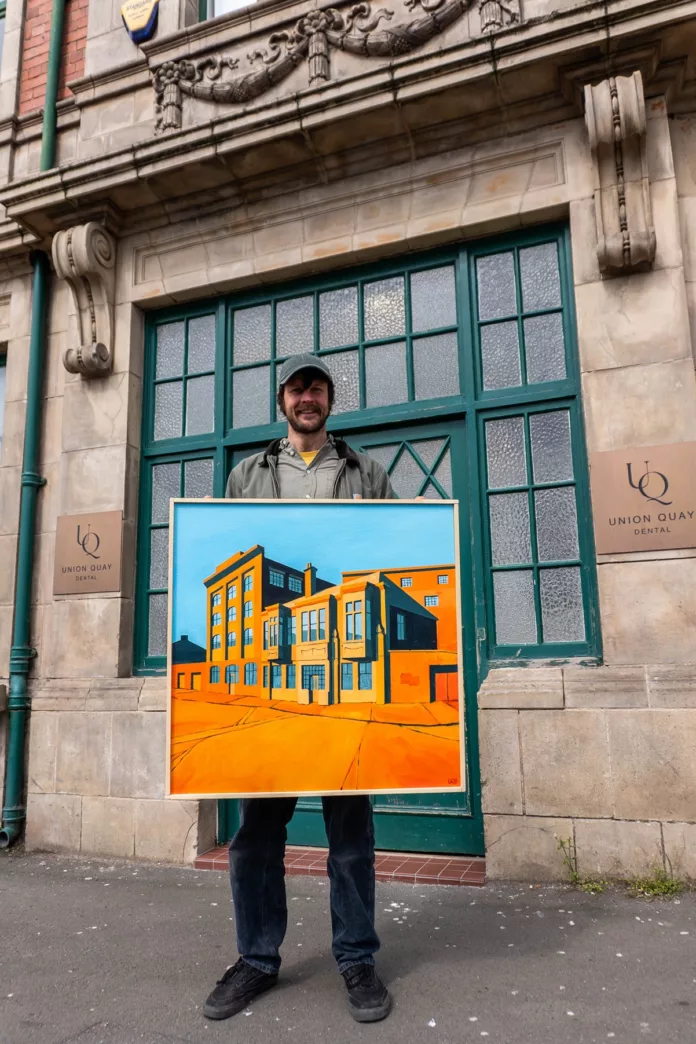Anthony Downie Creates Bespoke Painting Inspired by North Shields Fish Quay