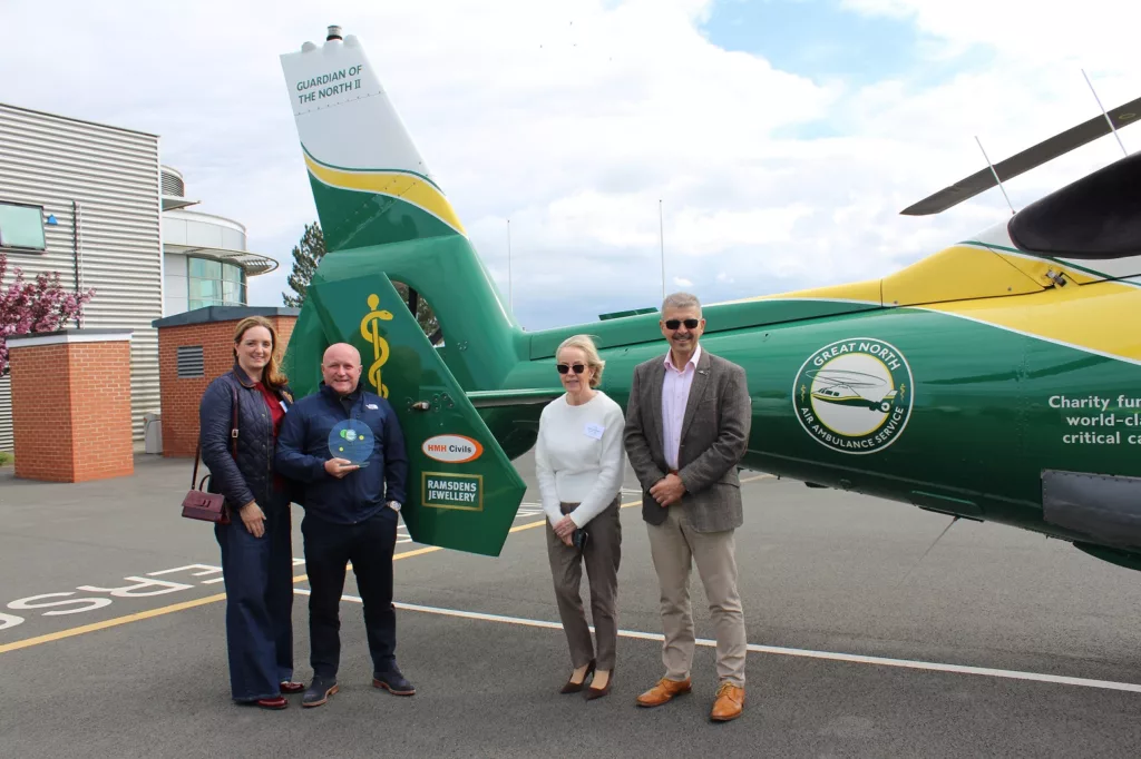 North East Businesses Raise Over £235,000 for Air Ambulance Charity