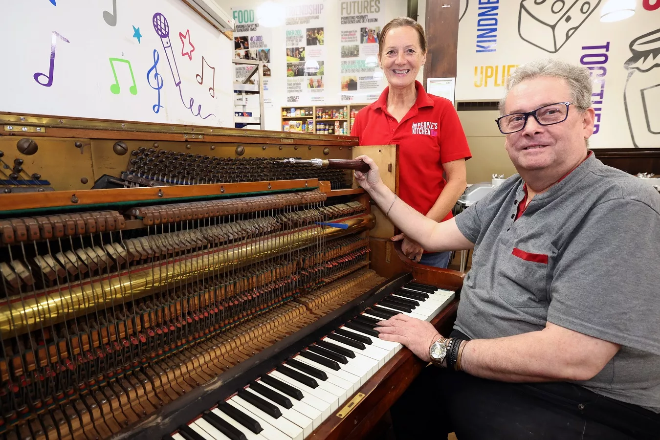 Music to Return to The People's Kitchen Thanks to Expert Piano Tuner