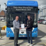 Stagecoach North East Receives Oasis Community Housing Award for Second Consecutive Year
