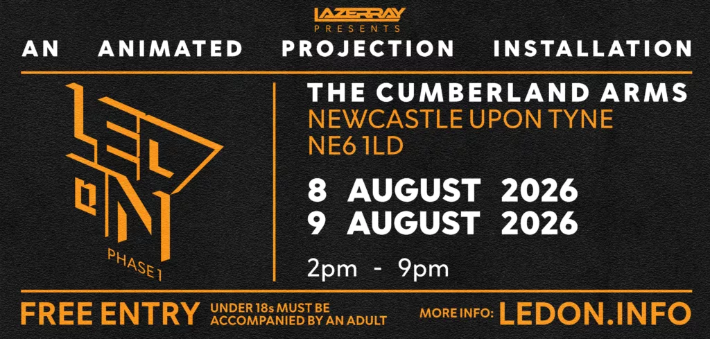 North East Animator Launches LED ON Projection Installation