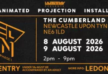 North East Animator Launches LED ON Projection Installation North East Animator Launches LED ON Projection Installation