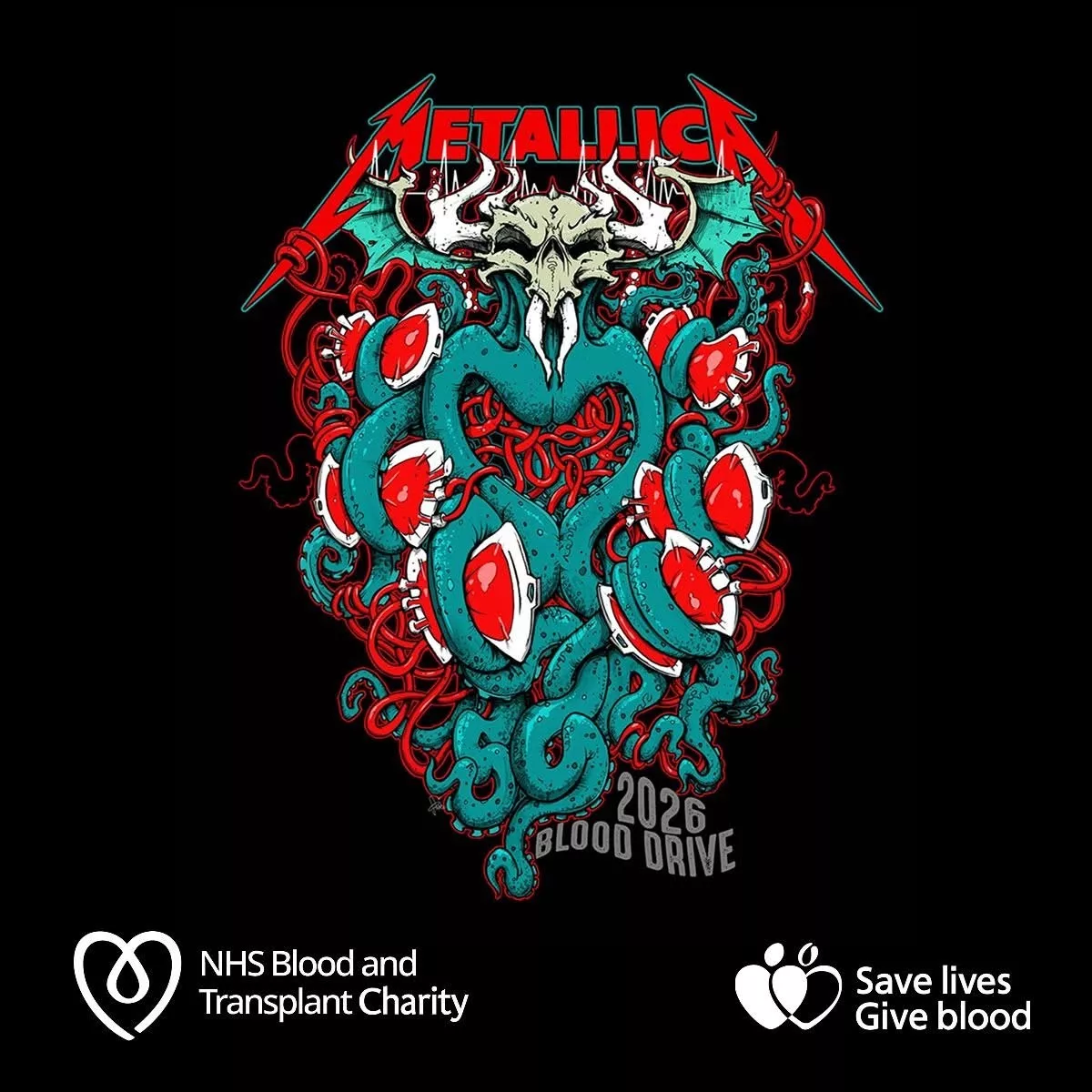 Metallica Urges Newcastle Fans To Give Blood And Help Save Lives