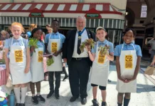 Newcastle Young Marketeers Raise £329 For FareShare North East At Grainger Market Newcastle Young Marketeers Raise £329 For FareShare North East At Grainger Market