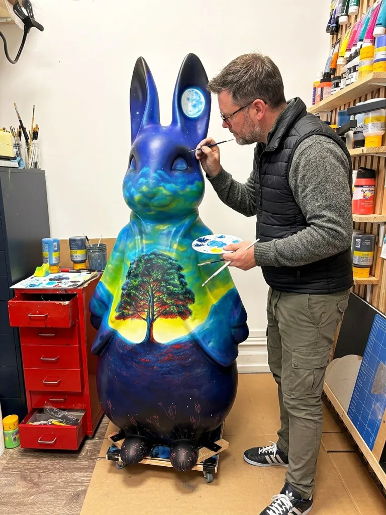 Hand-Painted Sycamore Gap Sculpture Among St Oswald’s Auction Lots