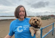 Newbiggin Woman and Loyal Dog Take on 100-Mile Cancer Challenge Newbiggin Woman and Loyal Dog Take on 100-Mile Cancer Challenge