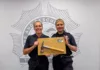 Tyne and Wear Firefighters Inspire Next Generation Through Silver Axe Success Natalie Mortimer holding the Silver Axe award (credit TWFRS)