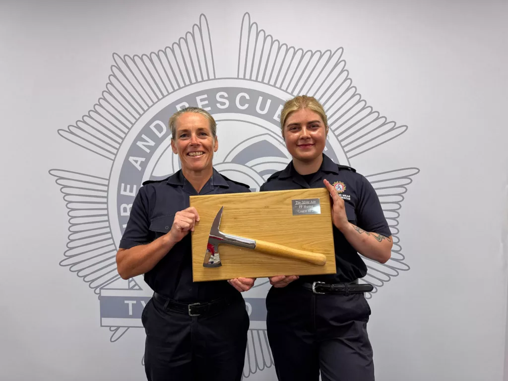 Tyne and Wear Firefighters Inspire Next Generation Through Silver Axe Success