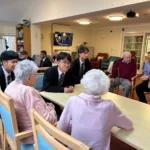 Newcastle Care Home Residents Welcome Sixth Form Companions